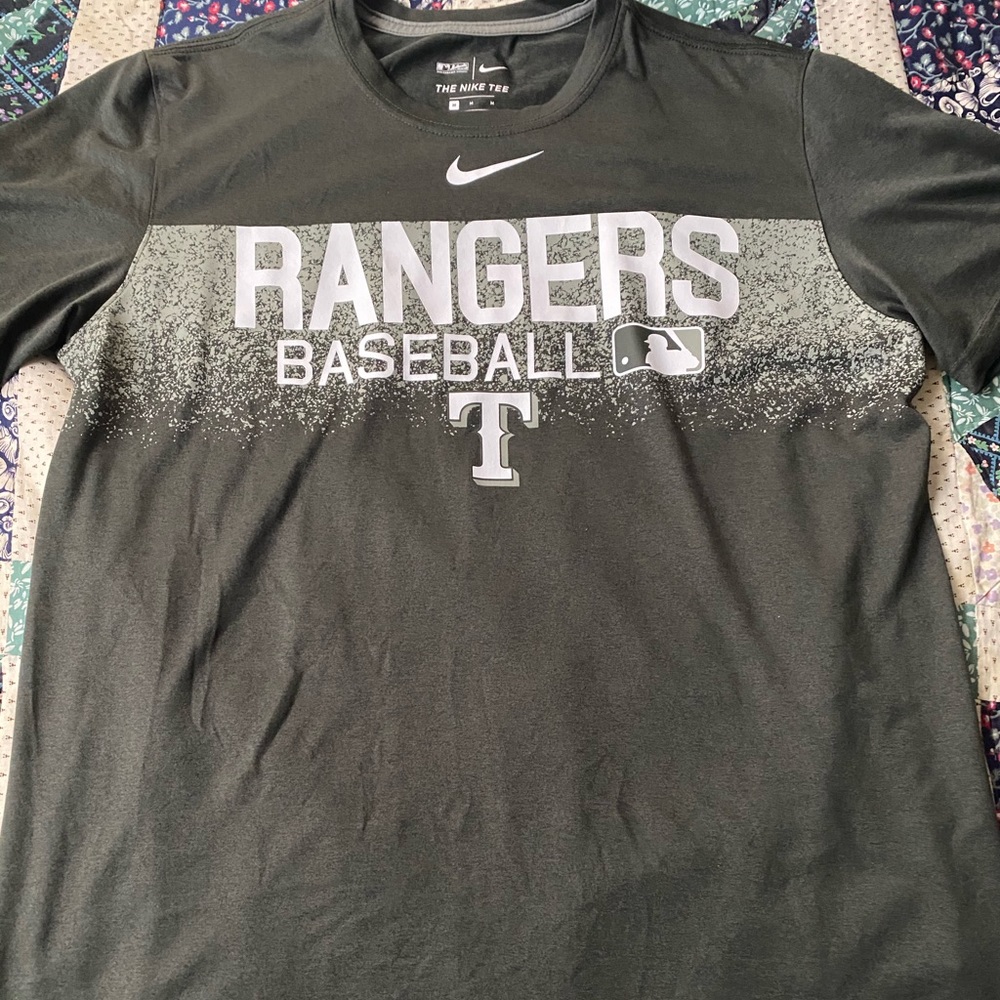 Nike Dri Fit Rangers Baseball Shirt